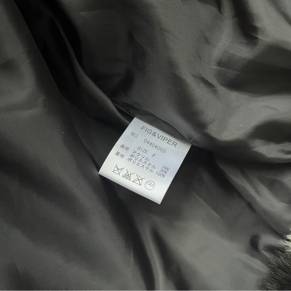 Harajuku Fig & Viper Blue Fur Jacket - Picture 7 of 10